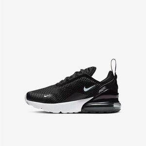 Boys Nike Air Max 270 Black and White Shoes